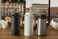 Caraffa Termica In Acciaio Inox 304 Da 765g: La Tua Teiera Isolante A Doppia Parete Per Caffè, Tè E Latte Caldo Sempre Pronto! (Nera, Rossa, Bianca O Champagne)
