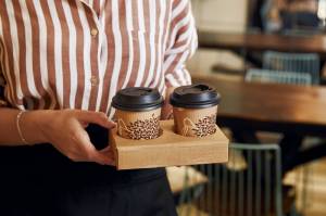 Cardboard cup holder