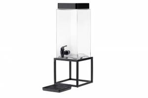 Big jar con base in metallo Venezia