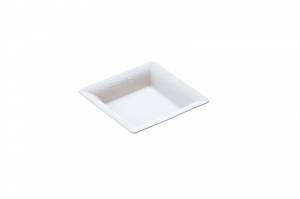 Square finger food saucer