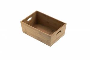 BAMBOO RECTANGULAR BASKET