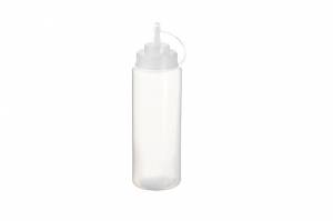 Transparente Squeeze-Flasche