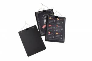 Pizarra rectangular con cuerda