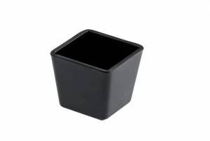 Black melamine cup