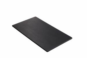 Black melamine tray