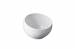 Ciotola tonda in melamina bianca inclinata