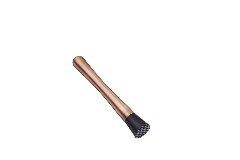 Pestello Jumbo Barfly M37059 - Legno E Acciaio Inox, Fondo Strutturato, 31,4 Cm