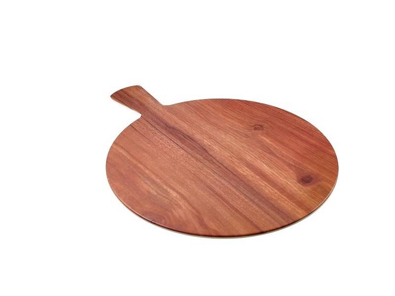 Rundes Schneidebrett Aus Buchenholz – 15 Cm Ø, Beidseitig Nutzbar | Für Pizza, Käse, Snacks, Servieren