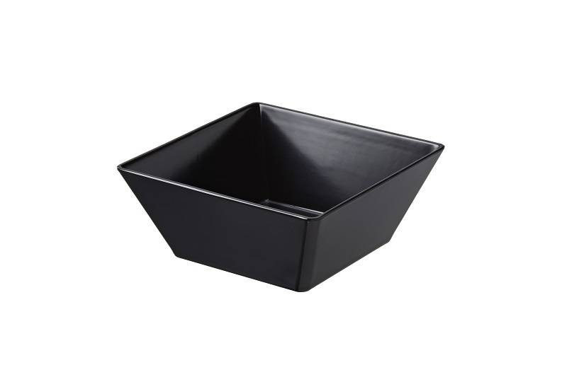 Leone zdjela 30 × 30 × 11,5 cm, crna, melamin / T8442.Z